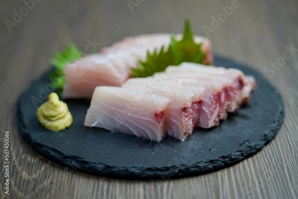 Fototapeta ひらすの刺身