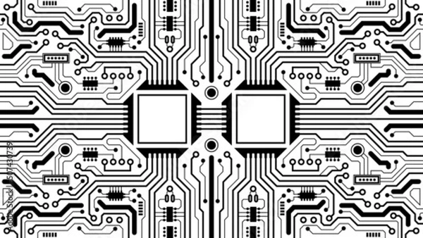 Fototapeta circuit board background texture