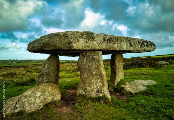 Obraz Lanyon Quoit - dolmen in Cornwall, England, United Kingdom