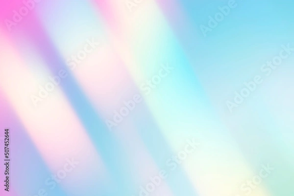 Fototapeta colorful abstract blue pink blur rainbow gradient background. multicolored glowing texture.