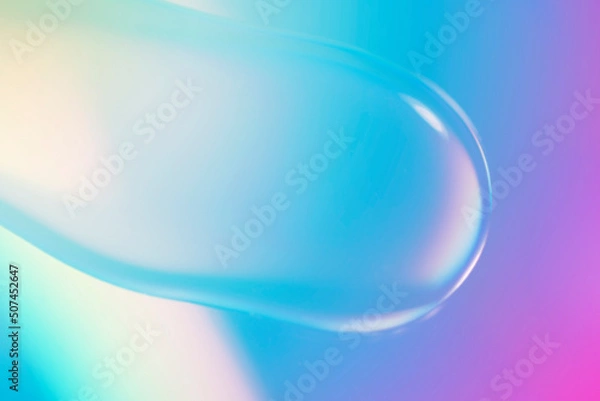 Fototapeta colorful abstract blue pink blur rainbow gradient background. multicolored glowing texture.