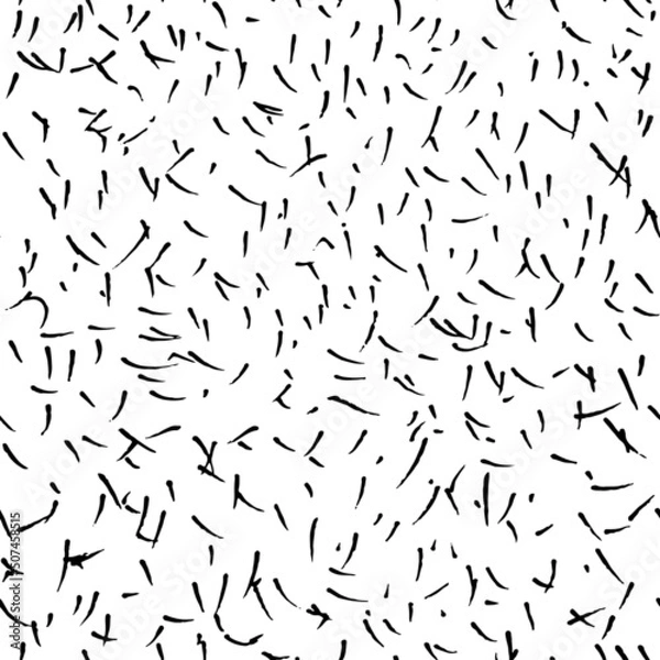 Fototapeta Seamless abstract hand drawn texture