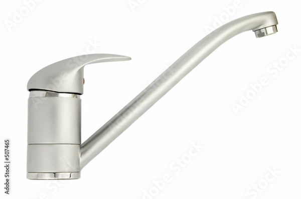 Obraz chrome tap (turn on), isolated