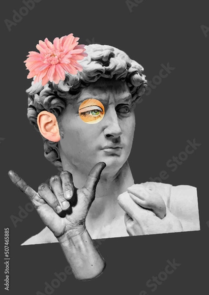 Obraz collage david poster interior design