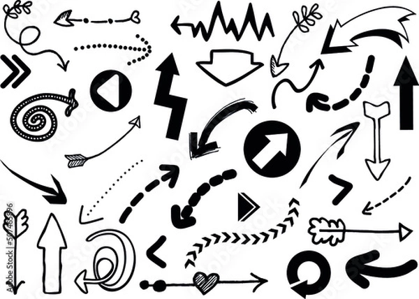 Obraz ARROWS COLLECTION PACK GRAPHIC RESOURCE