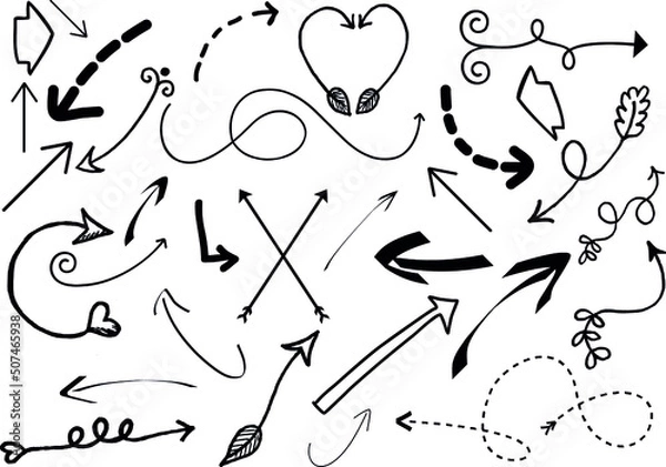 Obraz ARROWS COLLECTION PACK GRAPHIC RESOURCE