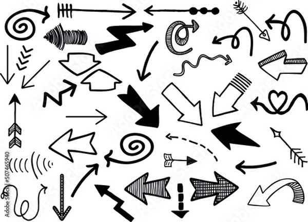 Obraz ARROWS COLLECTION PACK GRAPHIC RESOURCE