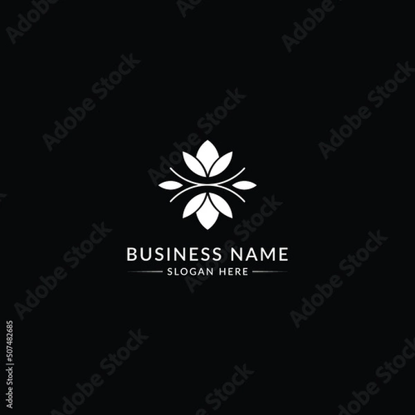 Obraz modern creative SPA logo design