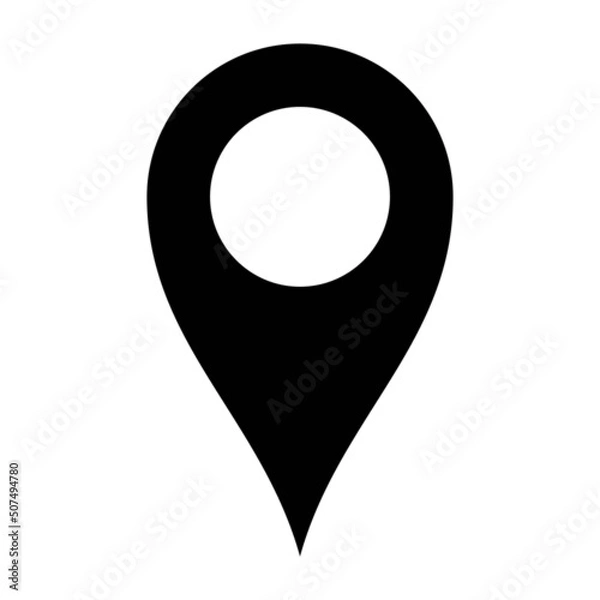 Obraz pin point icon