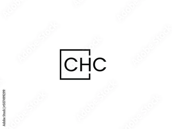 Obraz CHC Letter Initial Logo Design Vector Illustration