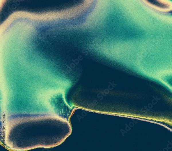 Obraz Retro Grainy Topographical Abstract Heatmap