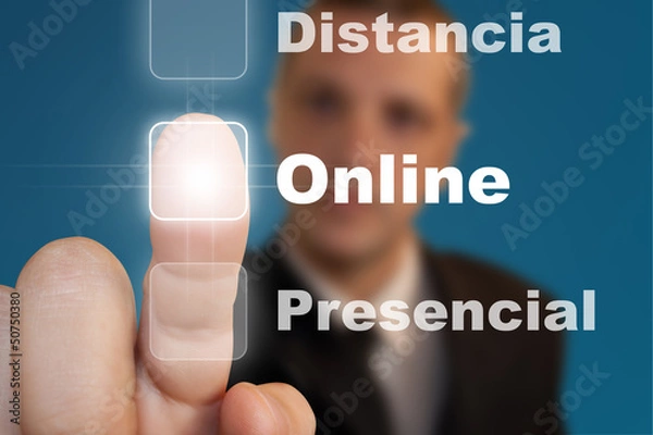 Obraz Botón Online.