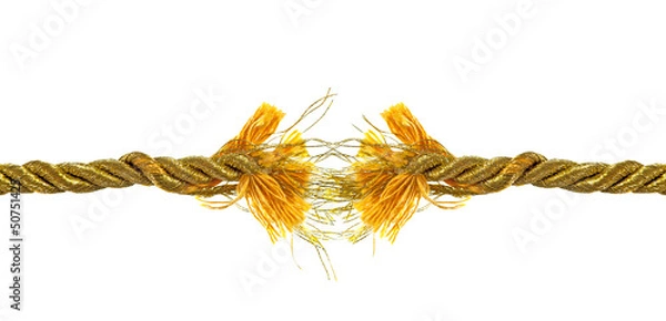 Obraz Torn golden rope