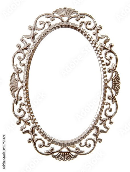 Fototapeta Oval ornate frame