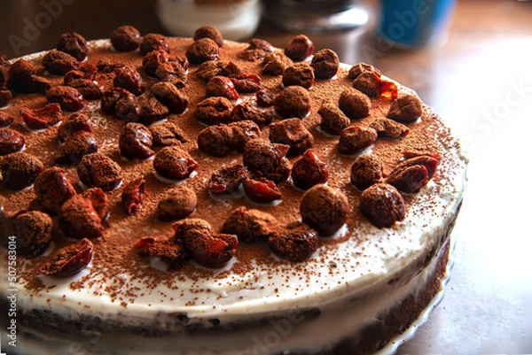 Obraz chocolate biscuit on a plate