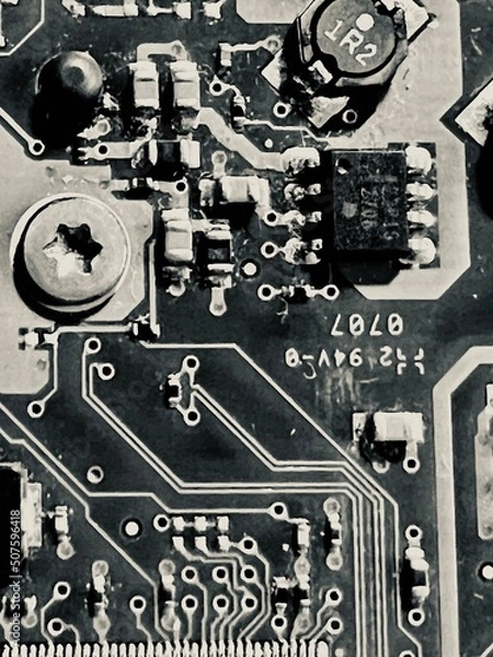 Obraz printed circuit board