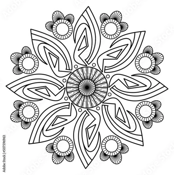 Obraz Abstract Floral Ornament