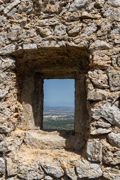 Fototapeta Ruins of the Castell de Santueri