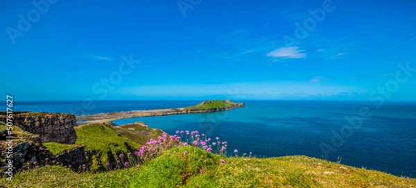 Obraz Wormshead, Gower, Wales, UK