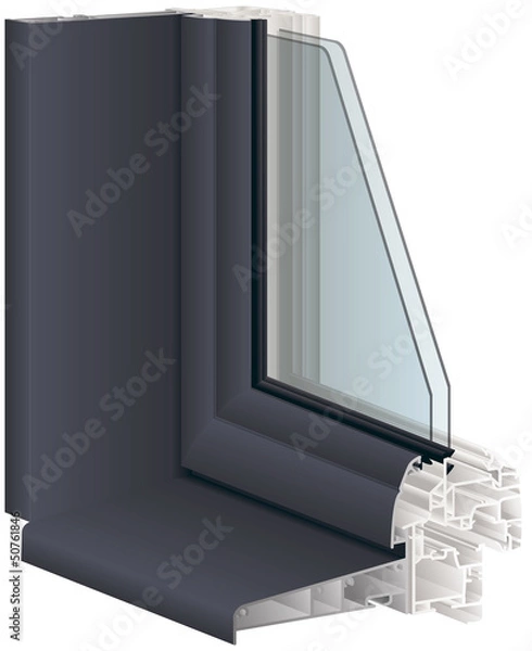 Obraz Frez do okien aluminiowych PVC