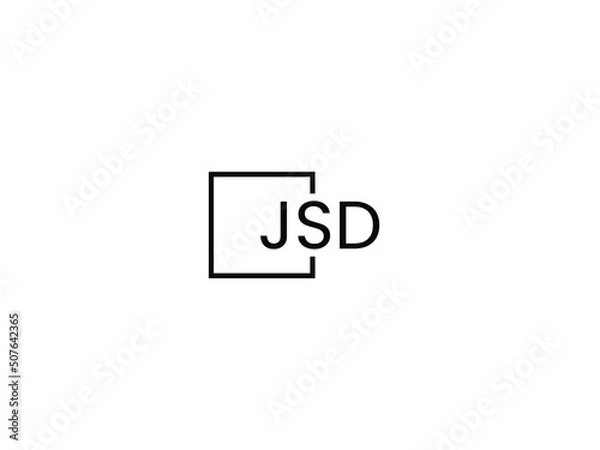 Obraz JSS letter initial logo design vector illustration
