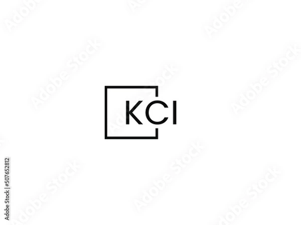 Obraz KCI letter initial logo design vector illustration	