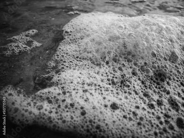 Fototapeta Bubbles on the beach