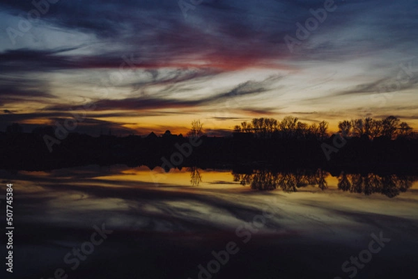 Obraz colored sunsets