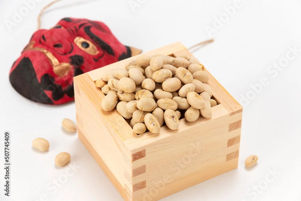 Fototapeta 節分　季節の行事　日本の行事