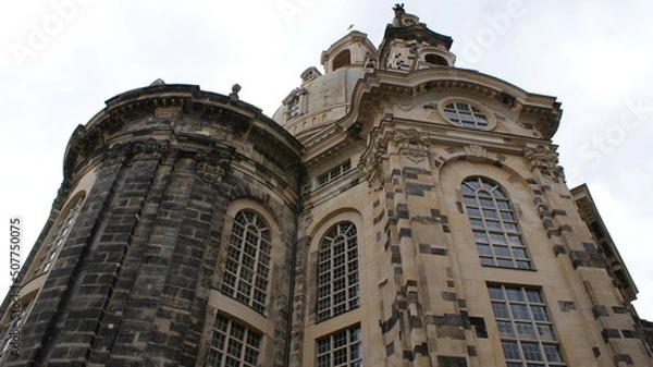 Obraz Frauenkirche, Dresden,kirche, architektur, cathedral, domes, bauwerk, religion, orientierungspunkt, italien, europa, anreisen, paris, basilika, stadt, venediger, himmel, fra, geschichte, fremdenverkeh
