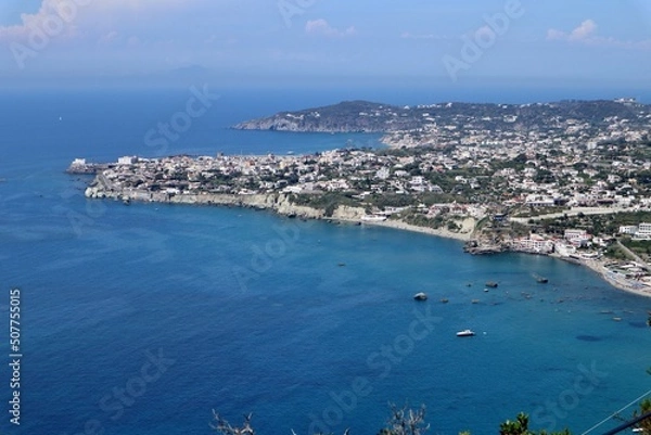 Fototapeta Ischia – Panorama di Forio da Punta Imperatore