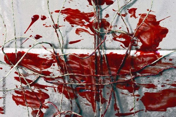 Obraz  thread with blood