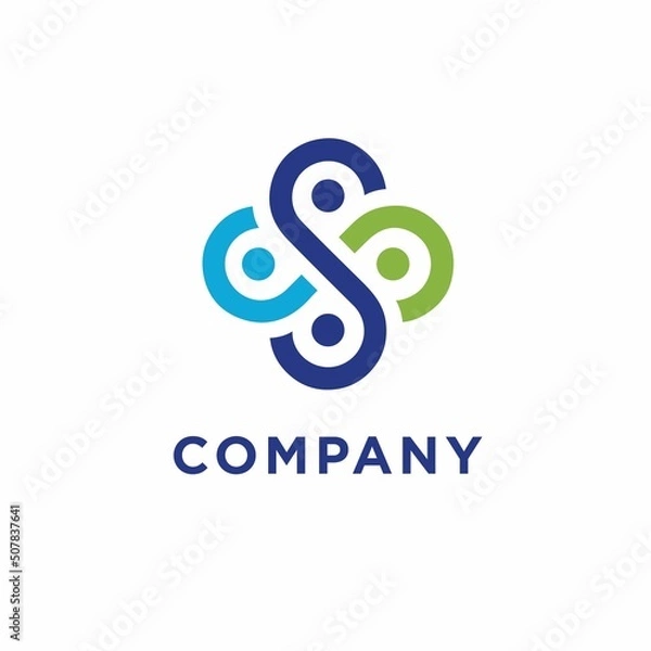 Fototapeta Abstract logo design