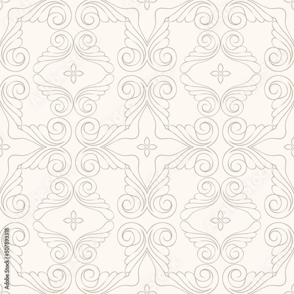 Obraz Elegant vintage siamless pattern.