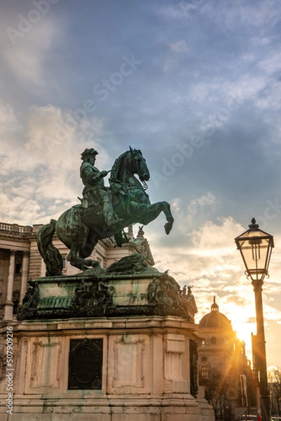 Obraz Heldenplatz Wien Prinz Eugen Denkmal