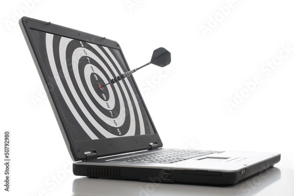 Obraz Laptop Dart