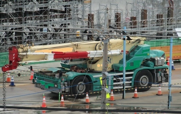 Fototapeta 大型重機車両