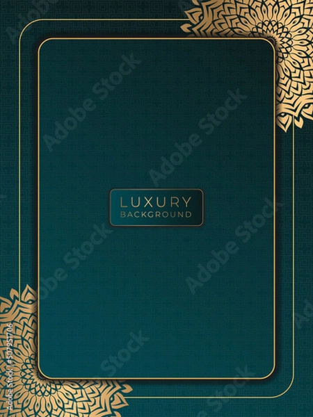 Obraz luxury mandala background for invitation card