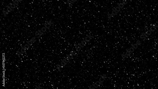 Fototapeta Snowfall particle background for background usage concept