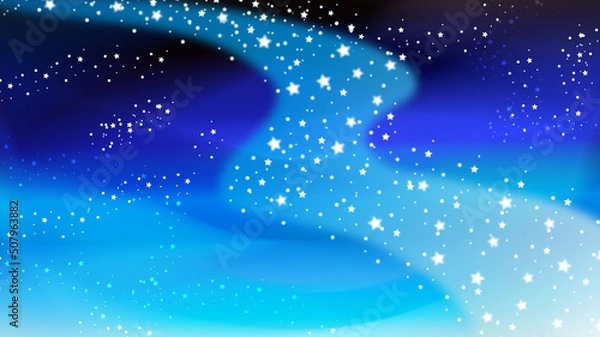 Obraz 天の川　背景　壁紙　イラスト