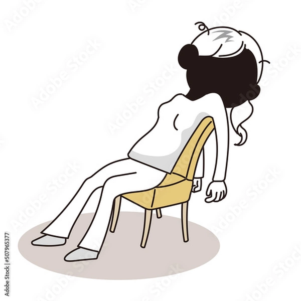 Fototapeta 鬱な女性イメージ