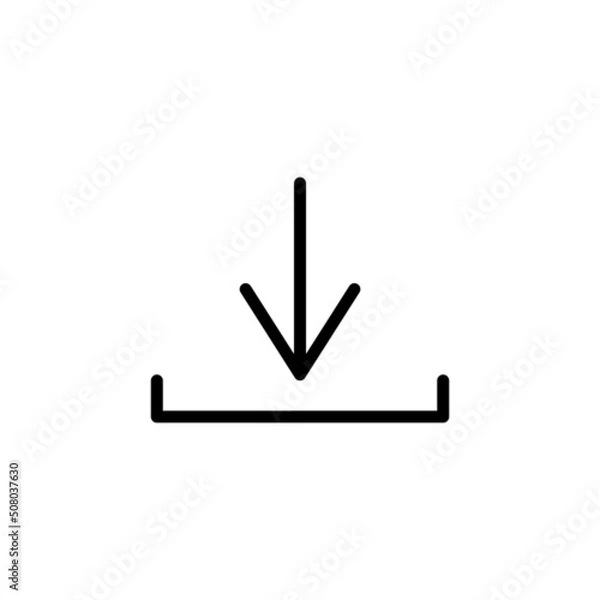 Fototapeta Download Icon Design Vector Illustrator