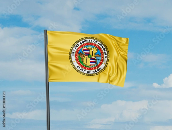 Obraz US city flag