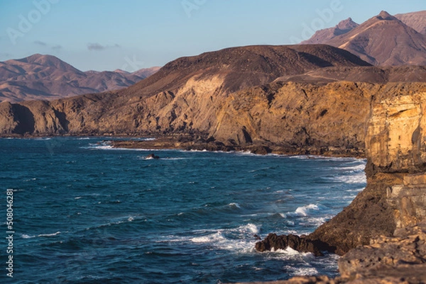 Fototapeta Cliff in Fuerteventura