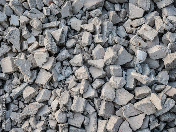 Obraz escombro cemento piedra material textura  