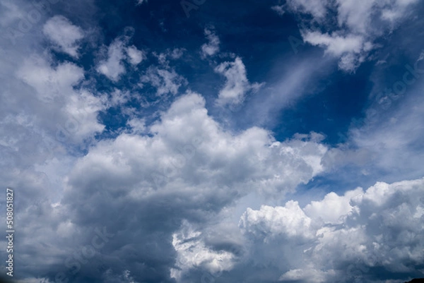 Obraz blue sky with clouds