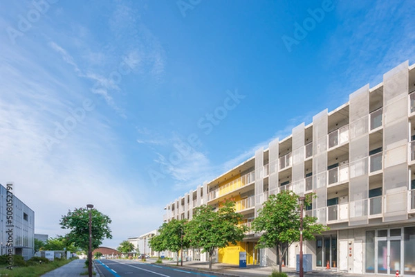 Fototapeta 北九州学術研究都市の都市景観