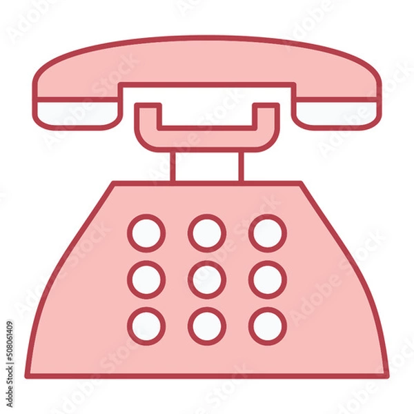 Fototapeta Telephone Icon Design