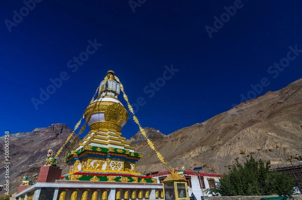 Fototapeta stupa in Tabo monastery in Spiti, India