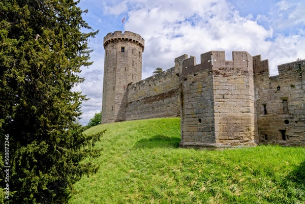 Obraz Medieval Warwick Castle in Warwickshire - England